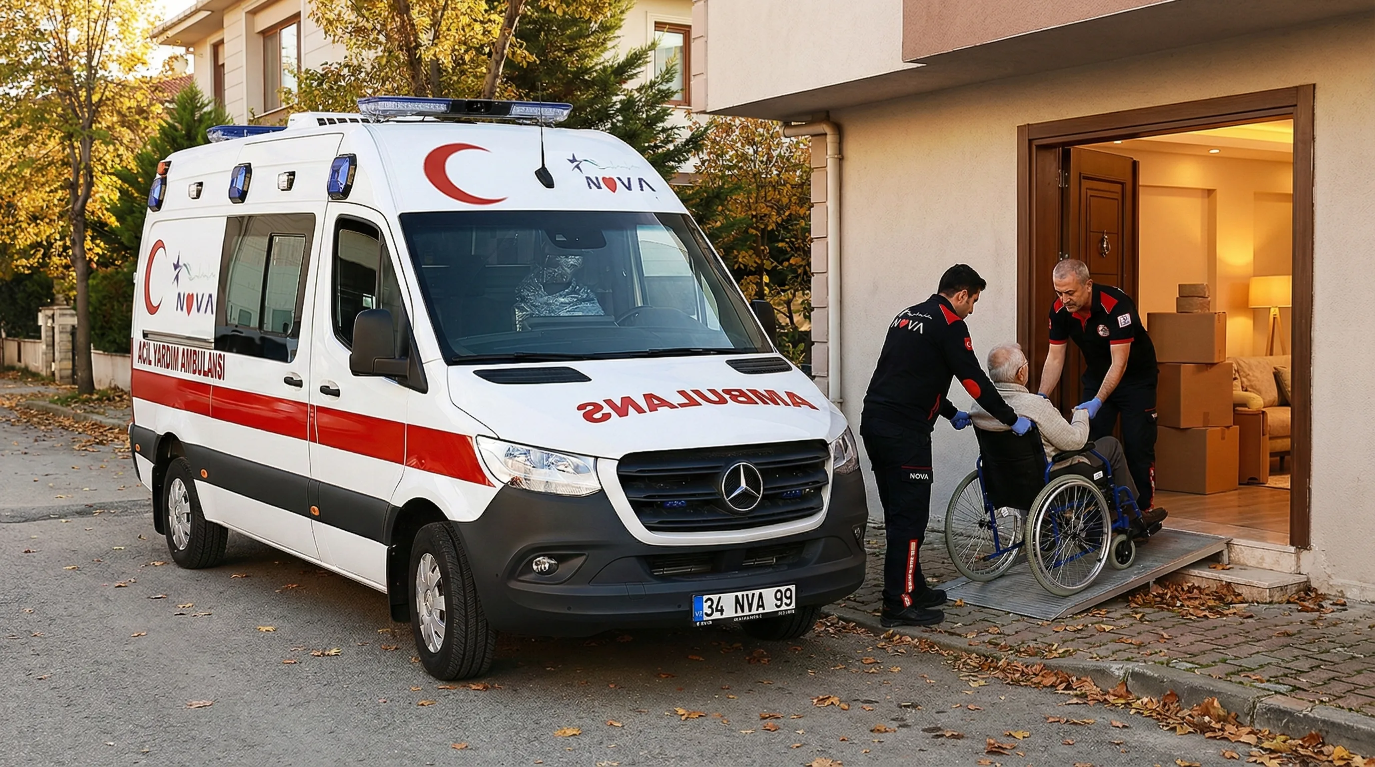 Evden Eve Ambulans ile Hasta Nakli