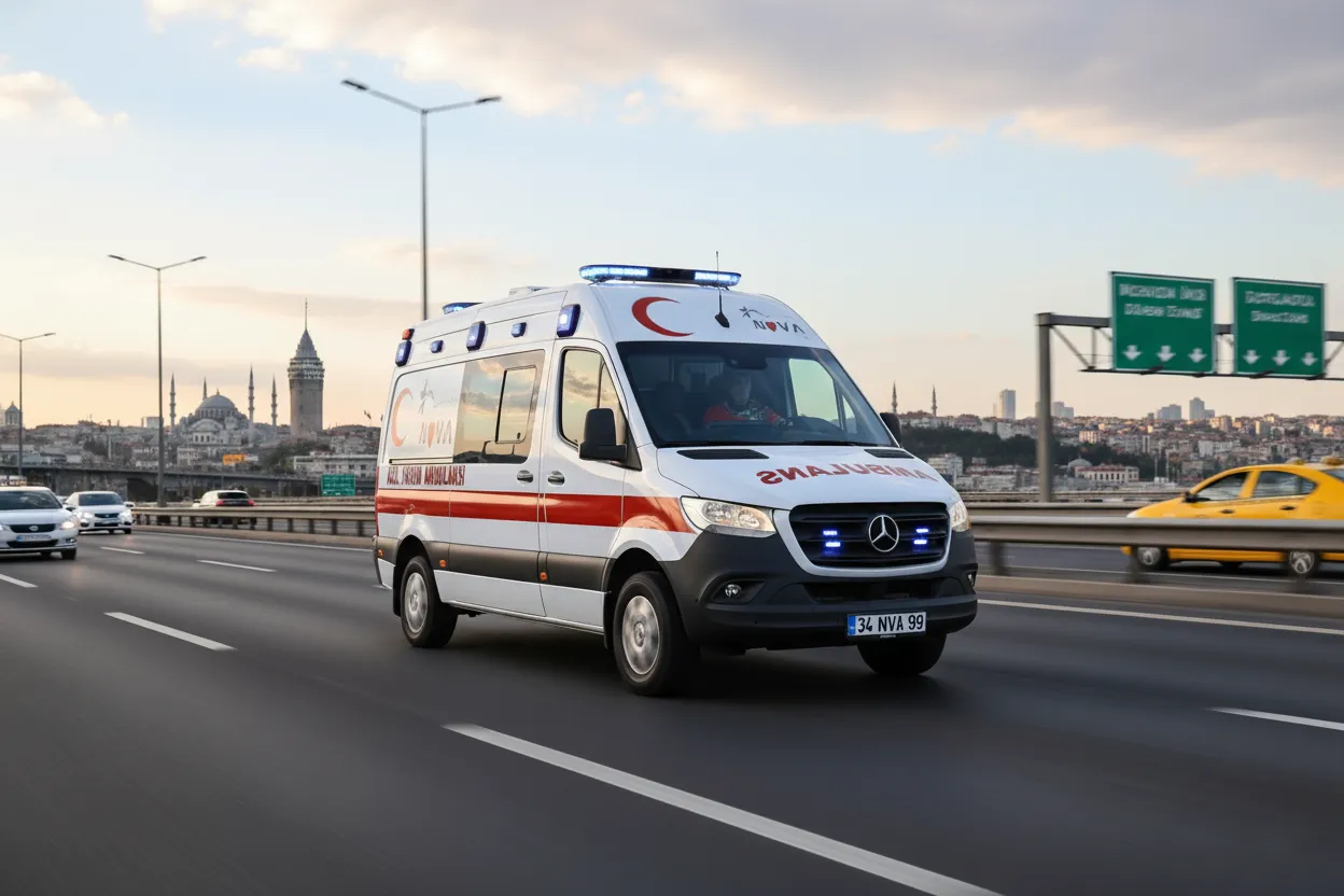Otoyolda Şehirlerarası Ambulans Naklinde Güvenlik