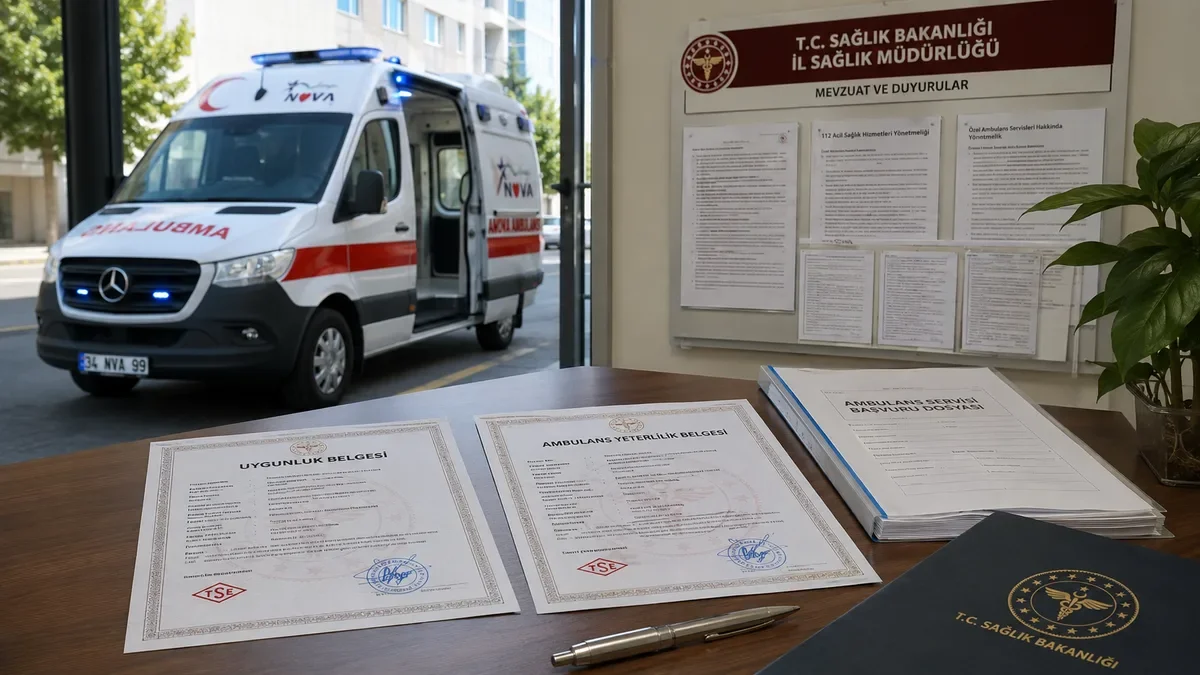 Ambulans Ruhsatlandırma Süreci: Uygunluk ve Yeterlilik Belgesi Nasıl Alınır?