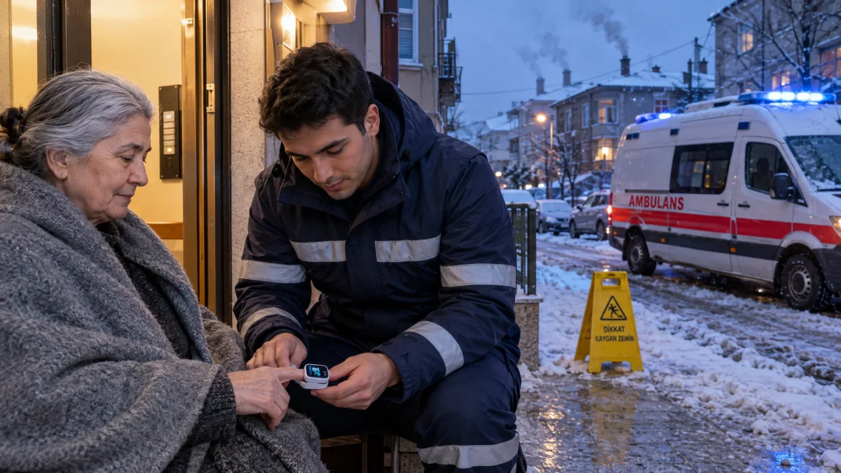 Winter Emergency Health Guide: Risk Map and Decision Tree