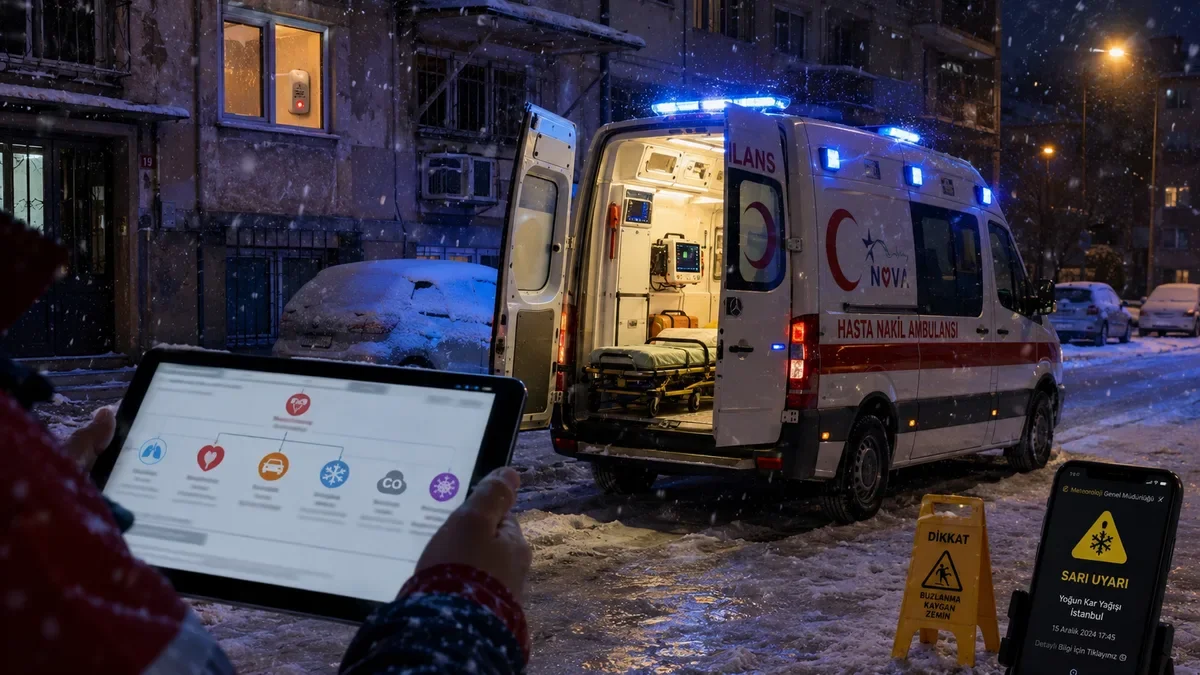 Winter Emergency Health Guide: Risk Map and Decision Tree