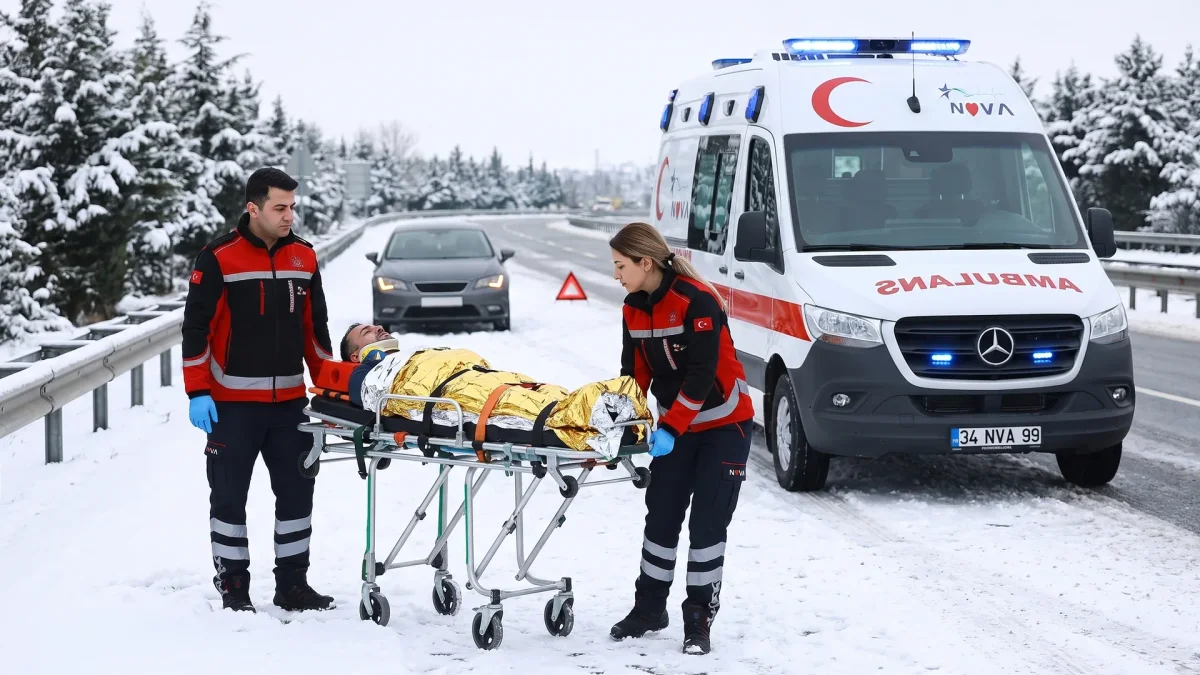 Winter Traffic Accidents, Falls and Hypothermia: The First 10 Minutes