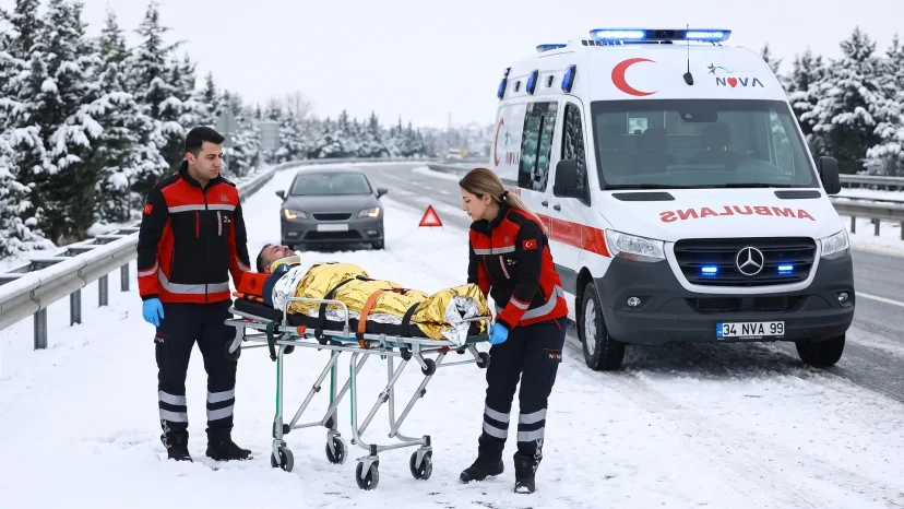 Kışın Trafik Kazaları, Düşmeler ve Hipotermide İlk 10 Dakika