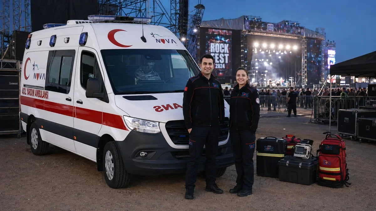 Konser İçin Ambulans ve Sağlık Ekibi Seçimi