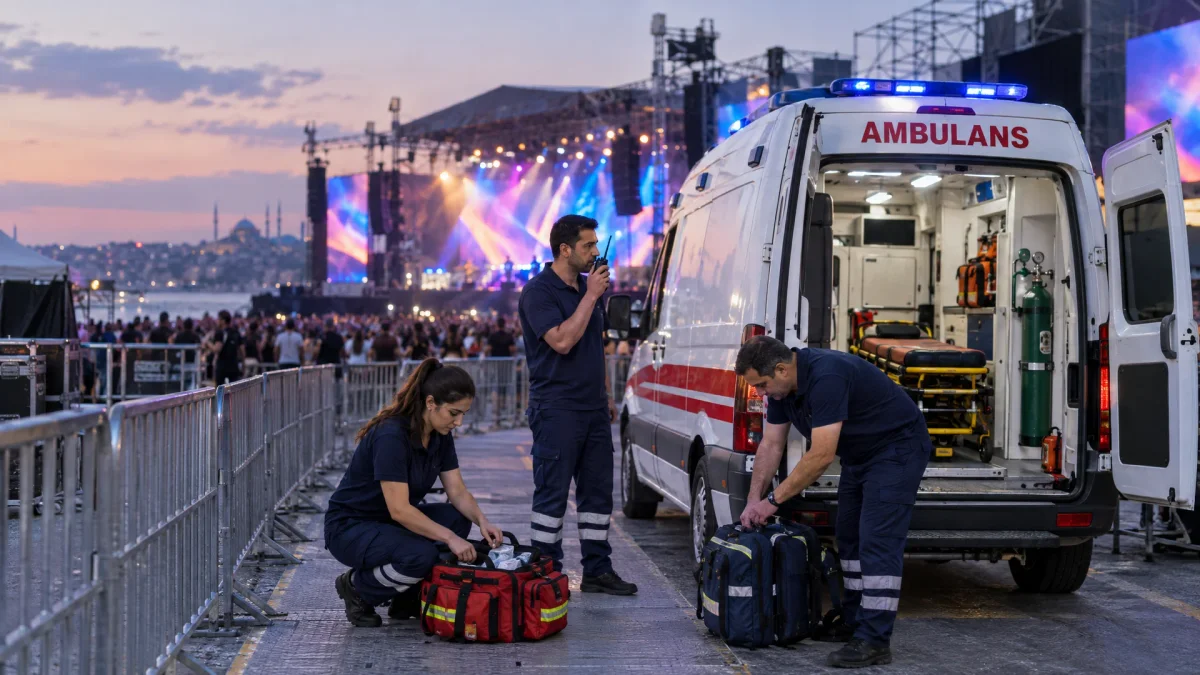 Ambulance and Medical Team Selection for Concerts