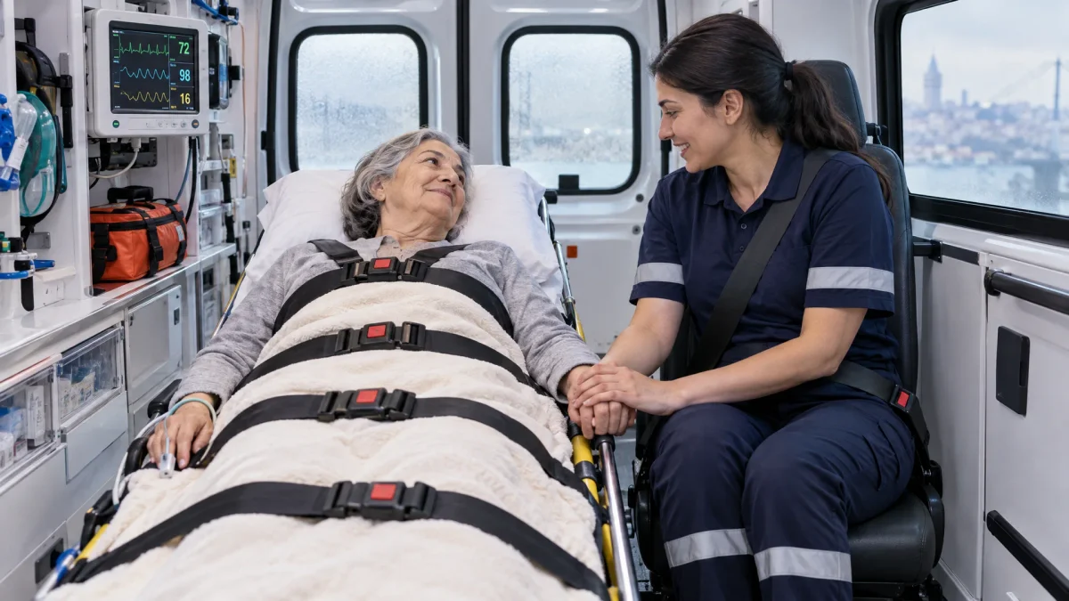 How is Patient Safety and Comfort Ensured in Private Ambulance?