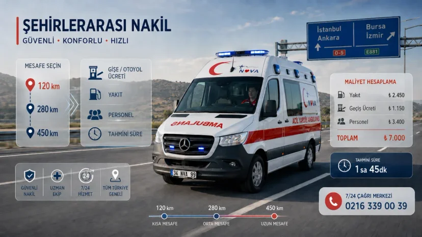 Şehirlerarası Özel Ambulans Ücreti Nasıl Hesaplanır?
