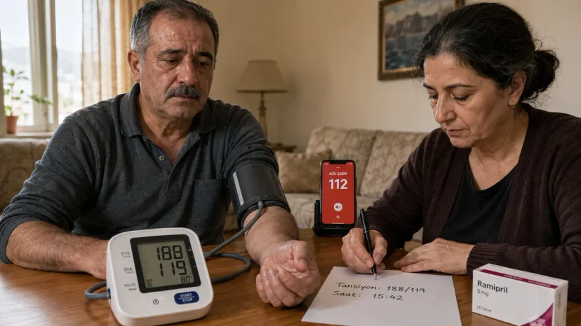 Tansiyon Krizi (Hipertansif Acil): 180/120 Üzerinde Ne Zaman 112 Aranır?