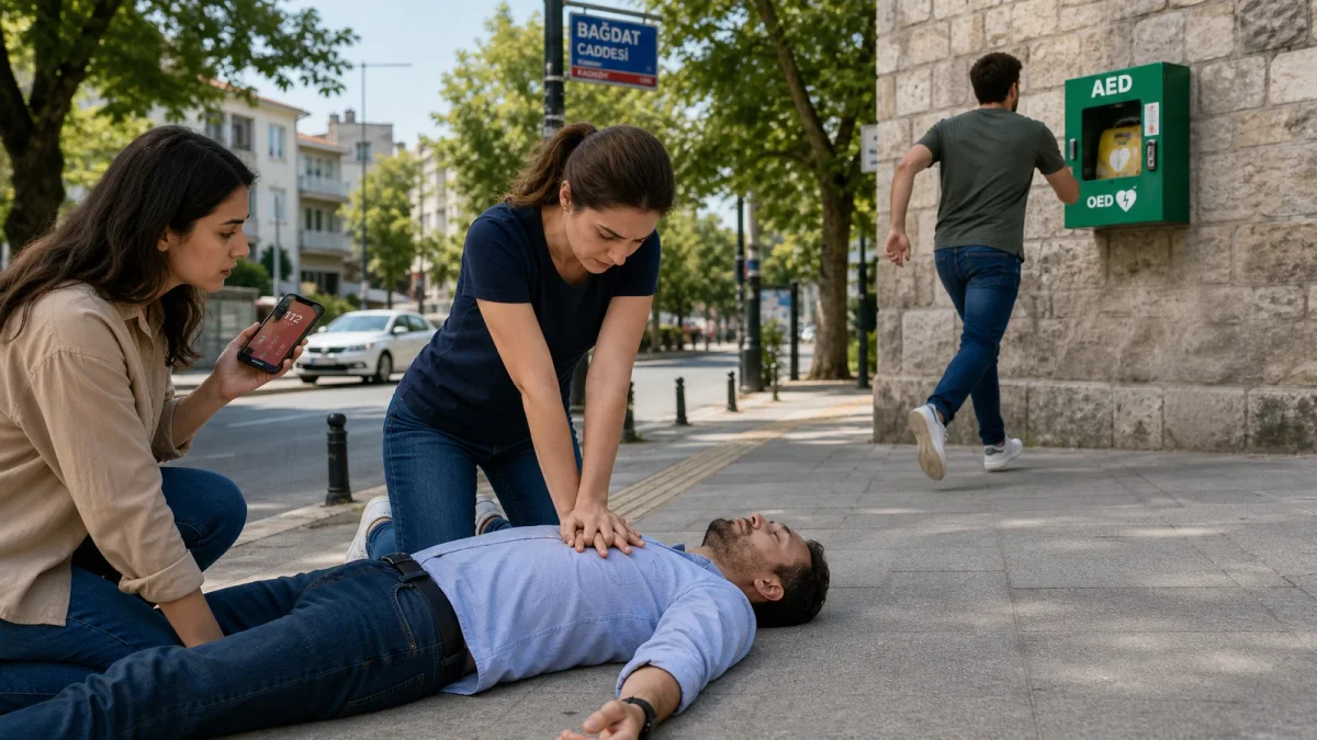 Erişkinde Temel Yaşam Desteği ve CPR: Olay Yerindeki Kişi için Adım Adım Rehber (2026)